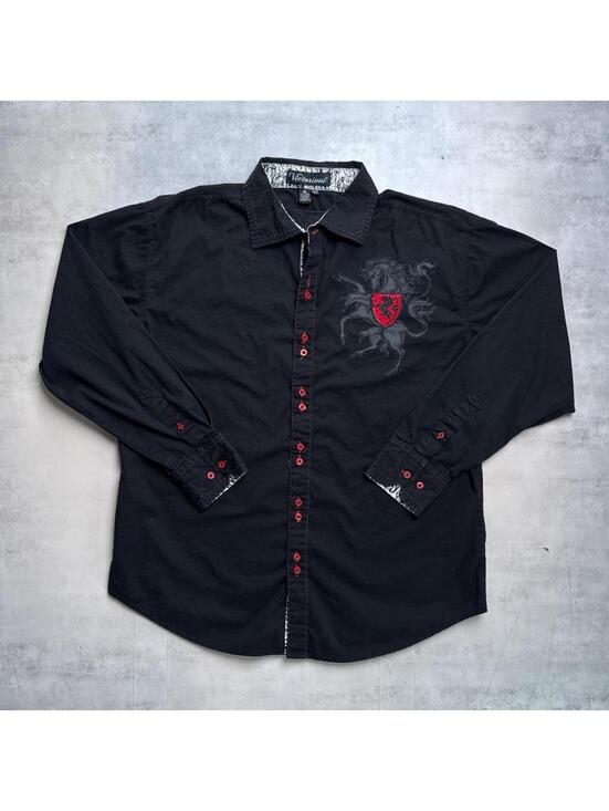 American Vintage Other - Y2K Victorious 00s Horse Grunge button up rhinestones shirt
